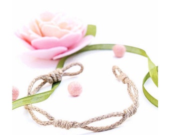Cricut mini hack How to make a flower crown without wire